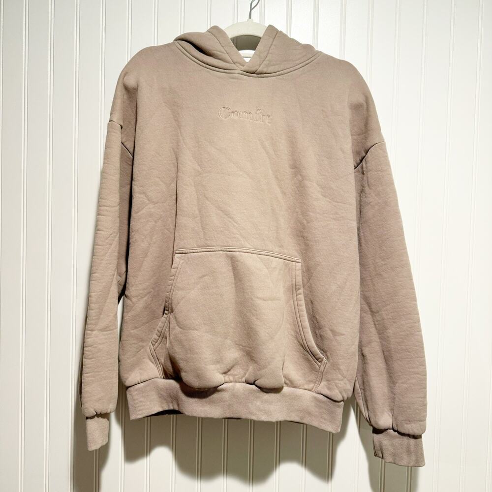 Comfrt Signature Sweat Set Hoodie Sweatpants Bark Size Medium - Picture 3 of 12